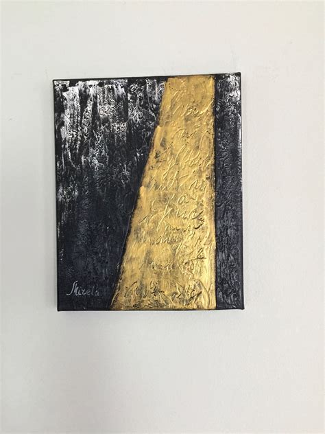 black and gold metal wall art|black and gold textured art.